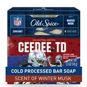 Old Spice Men's Cold Processed Bar Soap, NFL Collection, CeeDee TD, Winter Musk, 5oz