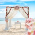 thumbnail image 4 of ZOELNIC 4pcs Artificial Flower Garland 8.3ft Fake Rose Vines Pink Rose Hanging Garland Silk Flower Ivy for Home Wedding Hotel Office Garden Arch Craft Art Decor, 4 of 7