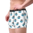 thumbnail image 3 of Rateoe Turtle Mens Boxer Briefs Poly Spandex Performance Boxer Briefs Underwear Hem Boxer Briefs - Small, 3 of 8