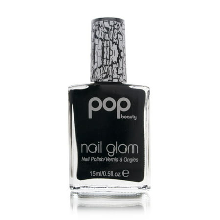 POP Beauty Nail Glam Nail Polish 57 Broken Black (Best Way To Fix Broken Nail)