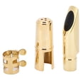 thumbnail image 2 of Boquilla de saxofón de latón Eb saxofón alto 5C almohadillas musicales ANGGREK  Otros, 2 of 8