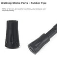 thumbnail image 3 of 8pcs Walking Stick Tips Rubber Trekking Pole Tips Replacement- Rubber Feet for Hiking Poles, Walking Sticks, Trekking Poles | Rubber Tip for Walking Sticks Hiking Trekking Poles Boot Tips Rubber Feet, 3 of 6