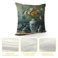 thumbnail image 4 of COMIO Boho Pillow Covers Chinoiserie Blue And White Porcelain Vase Flower Throw Pillows Covers Bohemian Carpet Ethnic Floral Print Decorative Pillowcase Farmhouse Cushion Case, 4 of 5