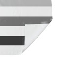 thumbnail image 6 of Creative Products Gray Chunky Stripes 71x74 Shower Curtain, 6 of 7