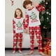 thumbnail image 3 of Pijamas familiares a juego de Navidad 2025, pijamas con estampado de alegres fuegos artificiales, ropa para adultos y niños, mono de bebé + ropa para perros, 3 of 5