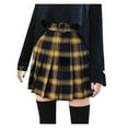 thumbnail image 2 of Xixinqiwan Summer Skirts for Women Clearance under $10,Skorts for Women Fashion Plaid Short Skirt Casual Comfy Skirts for Everyday Wear, 2 of 4