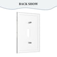 thumbnail image 5 of Deer Antler Whitetail Light Switch Cover Decorator Single Toggle Wall Plate 1-Gang Receptacle Outlet Decor, 5 of 7