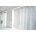 thumbnail image 3 of Vertical Blinds Replacement Slats Heavy Duty PVC Smooth Curved (White) You Pick Size and Quantity (98.5 Inches) (5 Slats), 3 of 10
