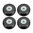 thumbnail image 1 of Roulette de Valise, Valise de Bagage Réparation Roulette Robuste 50mm Muet Caoutchouc Universel Roue Pivotante de Rechange de Transport Remplacer Roulette 4PCS pour Valise/lu, 1 of 5