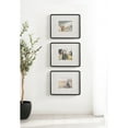 thumbnail image 4 of Kate and Laurel Inglewood Modern Wall Picture Frame Set of 3, 16x20 matted to 8x10, Black, Three-Piece Frame Set for Gallery Wall Accent Set in Living Room Decor, 4 of 10
