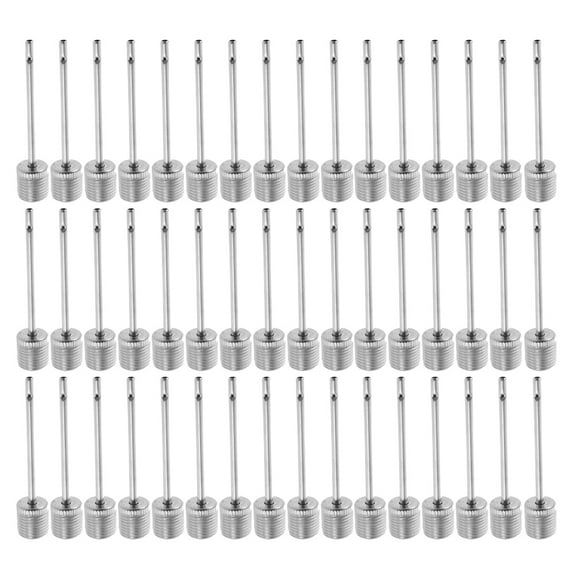 Lihe 200Pcs Metal Pump Needles Stainless Steel Pump Needles Pump Needles for Basketball Football