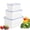3PCS-Bule, variant on Fruit Storage Containers for Fridge – Removable Colander & Freshness Keeper – Fruits, Vegetables, Berries & Meal Prep
