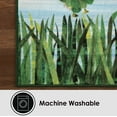 thumbnail image 5 of Eric Carle "The Very Hungry Caterpillar" Elementary Sun Scene Kids Machine Washable Area Rug, Blue/Green, 4'11"x6'6", 5 of 11