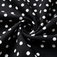 thumbnail image 7 of NTACZA Dresses for Women Dressy Wedding Guest Dress Polka Dot Midi Ruched Waist Short Sleeve Lapel Collar Size L, 7 of 7
