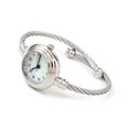 thumbnail image 3 of Geneva STC Silver Cable Band Women's Small Size Bangle Watch, 3 of 3