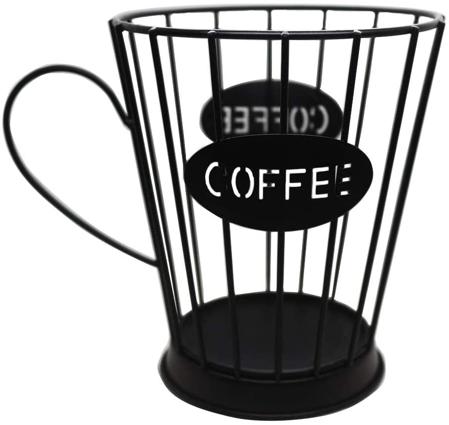 K Cup Holder Coffee Pod Holders for Kcups Kpod Storage Organizer for Counter Coffee Table Bar Matte Black