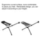 thumbnail image 4 of Reposapiés plegable para silla de camping, portátil, retráctil, con forma de luna, para piernas, 4 of 7