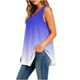 thumbnail image 6 of Long Tank Tops For Women Sevevn Womens Print Tank-Neck Plus Size Basic Casual Flowy Summer Sleeveless T-Shirt Basic Tank Tops For Women, 6 of 8