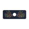 thumbnail image 7 of Yayeee Faucet Mat for Kitchen Sink 14.7" Diatomite Long Splash Guard Pad, Blue Christmas Light, 7 of 7
