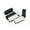 10pcs Black, variant on Adhesive Cable Fixing Clip Adhesive Cable Tray Clip Adhesive Fixing Clips Adhesive Wire Fixing Buckle Fixing Seat Winding Device