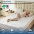 thumbnail image 3 of BEDLORE Queen Mattress Protector Waterproof, Bamboo Breathable Mattress Cover Fitted for 6"-18" Deep Pocket, 3 of 10