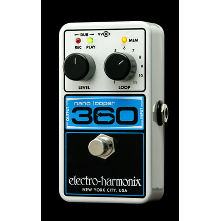 Electro Harmonix Nano Looper 360 w/ Power Supply Looping Pedal  Part Number: NANO (Best Multi Effects Pedal With Looper)
