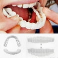 thumbnail image 3 of 4 Pack Snap On Smile Teeth Covers Cosmetic Dental Whitening Veneers For Temporary Use And Special Occasions [jkw], 3 of 5