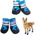 thumbnail image 1 of Bottes pour Chien 4 Pcs Chaussures Imperméables avec Sangles Réfléchissantes Réglables Protecteurs de Pattes pour Chien, 1 of 3