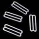 thumbnail image 5 of 4 Unids / Set de material acero Inoxidable Buceo BCD Peso Belt Keeper Holder Retainer Stopper, 5 of 9