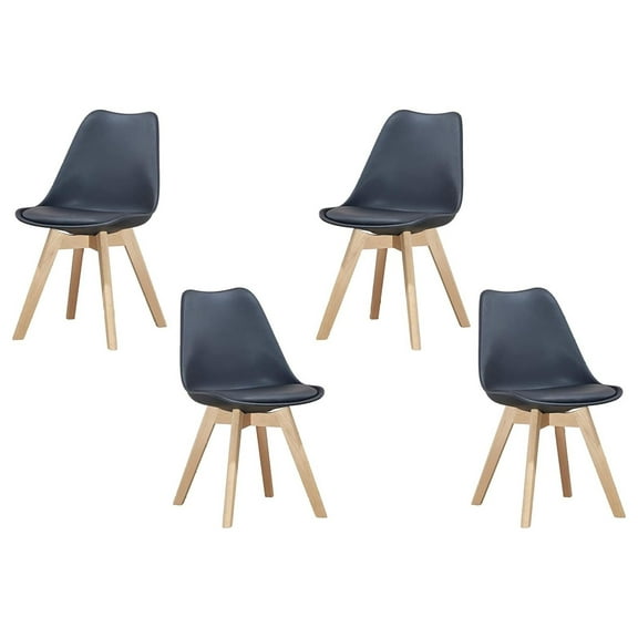 Xayoca Giselle -Century Dining Chairs, Set of 4 Black