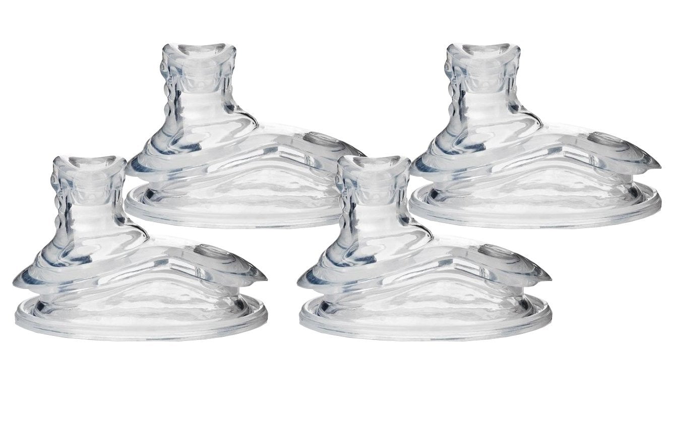 4 Pack Free Shipping Nuk Clear Silicone Replacement Soft Spouts Pack of 4 