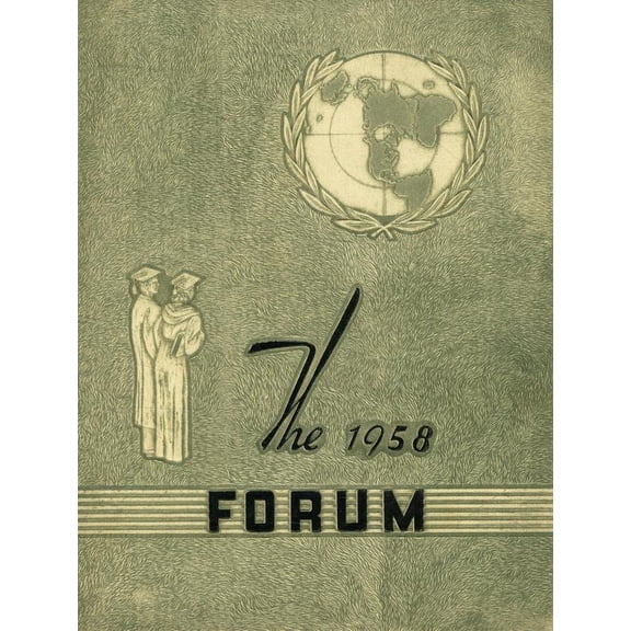 (Custom Reprint) Yearbook: 1958 Sloan High School - Forum Yearbook (Sloan, NY)