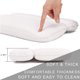 thumbnail image 5 of Almohada para bañera de spa Potentes ventosas Diseño suave de 2 paneles Soporte para el cuello y el hombro Cojín antideslizante para bañera Yuarrent JJ25107-00, 5 of 6