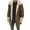 Brown, variant on AnuYalue Men's Big and Tall Winter Coat Vintage Faux Fur Leather Jacket Fleece Lined Stand Collar Coats Thicken Long Sleeve Overcoat