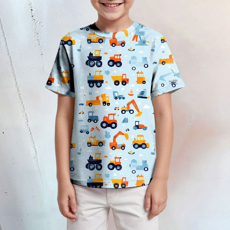 Gubotare Boy Shirts Toddler Baby Boys Western T-Shirt Dinosaur