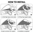 thumbnail image 6 of Haiem Astronaut in Outer Space Car Windshield Sun Shade - Blocks UV Rays Sun Visor Protector, Sunshade to Keep Your Vehicle Cool, Universal Fit SUV Van Sedan-Medium, 6 of 7
