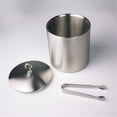 thumbnail image 5 of Double-walled Stainless Steel Ice Bucket With Lid And Ice Clamps, Suitable For Indoor And Outdoor Party Drinks, 5 of 5