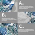 thumbnail image 5 of Blue Banana&nbsp;Leaf Hand Towels, 2 PCS Tropical&nbsp;Palm Leaves&nbsp;Soft Absorbent Kitchen Dishcloth Washcloth&nbsp;Guest Bath Towels for Bathroom Gym, 5 of 7
