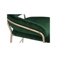 thumbnail image 4 of Meridian Furniture Yara Green Velvet Counter Stool, 4 of 6