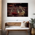 thumbnail image 3 of Elephant Stock Wine Party Wall Art - Horizontal Canvas Wall Art - Dining Room Wall Decor - Food And Drink Canvas - Black And Red Decor - 48" x 32", 3 of 8