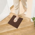 thumbnail image 1 of Feltree DIY Patchwork Carpet Tiles 19.68x19.68 Inch Glue-Free Interlocking Floor Mat for Living Room, Bathroom, Kitchen - Easy to Install & Washable, 1 of 8