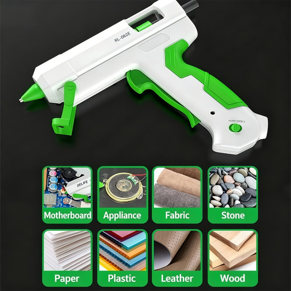 Miiottaa Electric Hot Glues Guns Ergonomic for Crafts and Quick Repair, Multipurpose Hot Melt Glues Guns Handy Hot Glues Guns