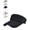 Black, variant on Women's High Ponytail Sun Visor Hats, Open-Top Elastic Fit, Wide Brim Quick-Drying Cap for Sports, Travel, Outdoor Activities