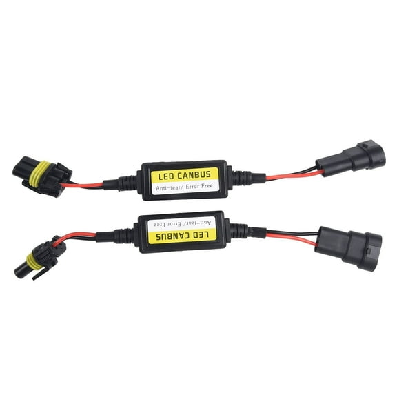 2x 9005/9006 LED Headlight Canbus Der Error Anti Flicker Resistor Canceller
