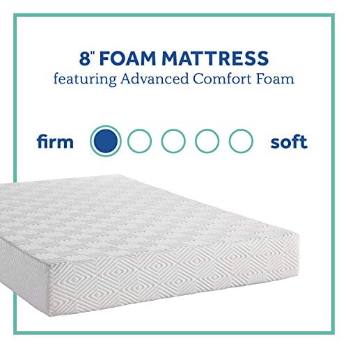 Sealy - Foam Bed in a Box - 8 Inch, Firm Feel, Queen Size, CertiPur-US Certified