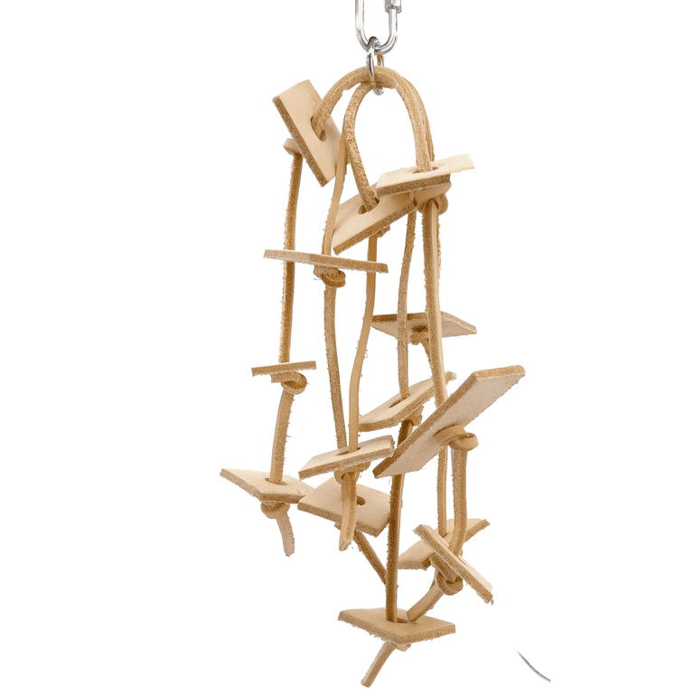Leather bird toys cheap