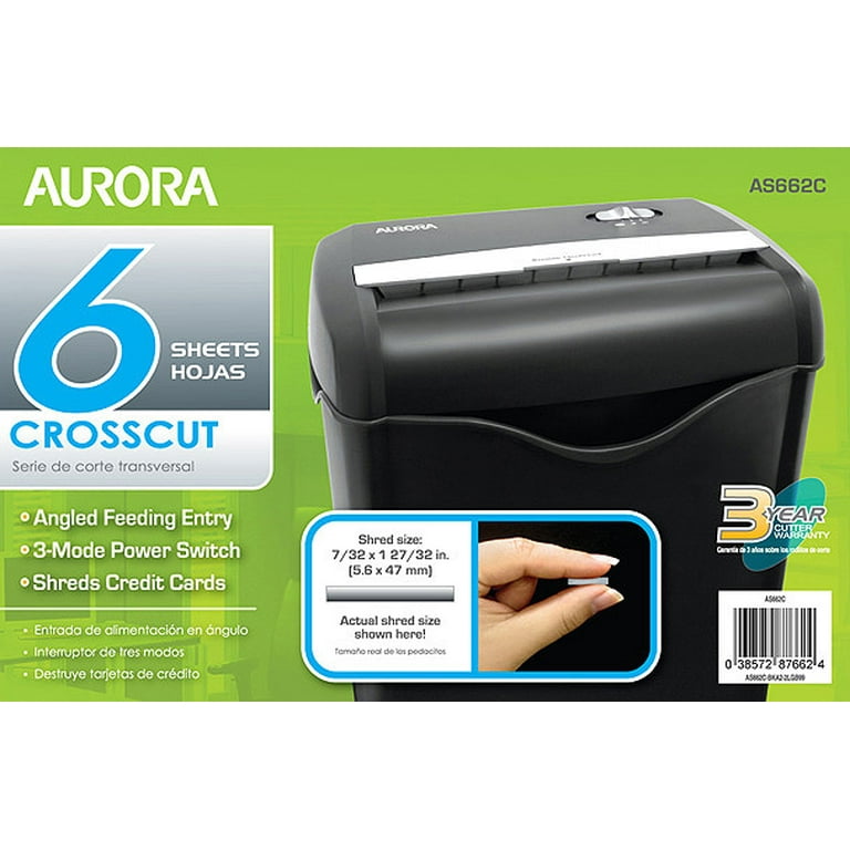 Aurora AS662C Light Duty Shredder - Walmart.com