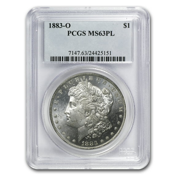 1883-O Morgan Dollar MS-63 Proof Like PCGS