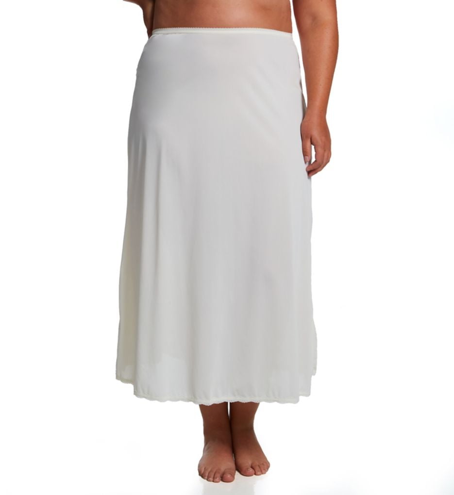 Women's Shadowline 11636X Plus 36 Inch Flare Daywear Half Slip (Ivory