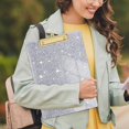 thumbnail image 7 of Acrylic Glitter Clipboards, Sparkly Board with Low Profile Gold Clip, Designed for Classroom School and Office Use, A4 Letter Size 9 x 12.5 in, 7 of 7